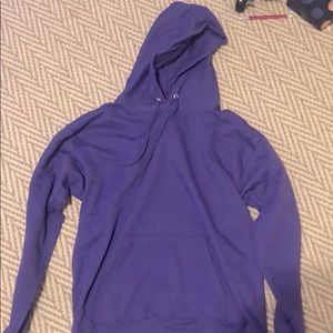 purple hoodie